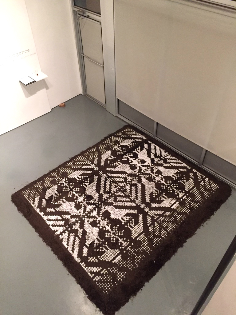  Soil and Salt Floor installation at Wave Pool Gallery, Cincinnati,  OH, 2017.  